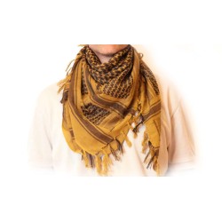 PAÑUELO KERCHIEF ARABE TIPO PALESTINO TAN