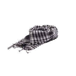 PAÑUELO PALESTINO NEGRO BLANCO