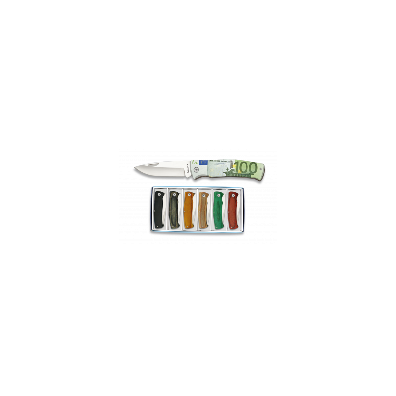 Navaja 3D  billete Albainox. Hoja:7cm