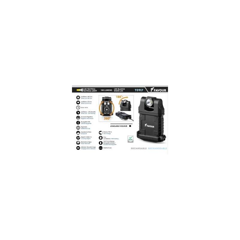 Linterna led MAGNETICA. 180LM. WATER. ne