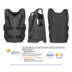 Chaleco anticorte, antipinchazo talla: L