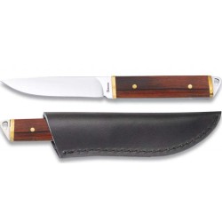 Cuchillo mini con funda piel Albainox.