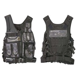chaleco barbaric black python camo