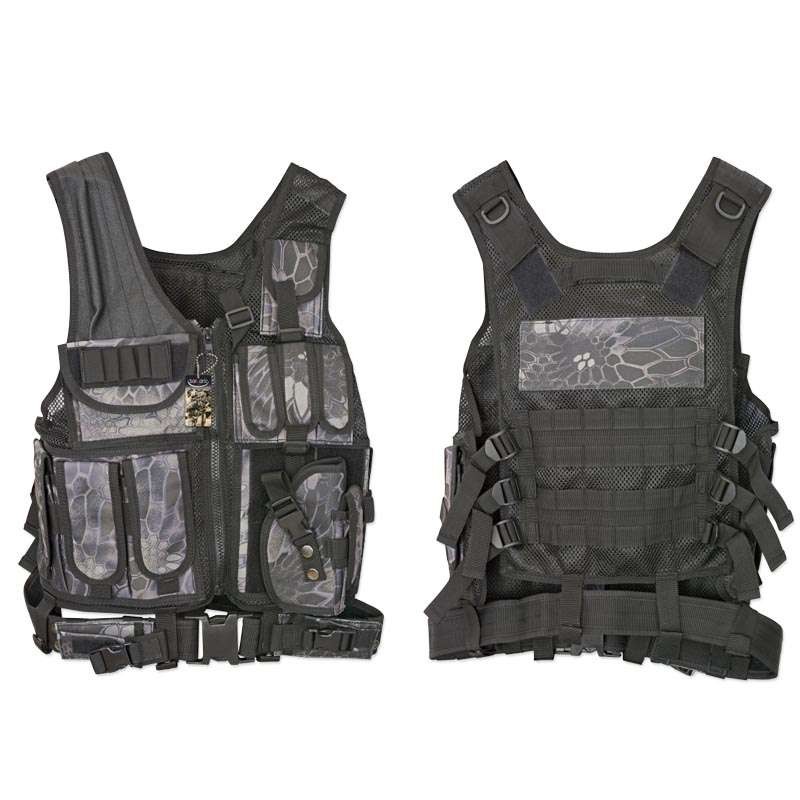 chaleco barbaric black python camo