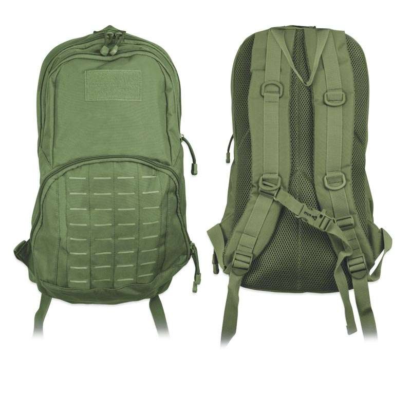 Mochila Barbaric Verde 30L Laser Cut