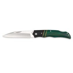 Navaja Albainox pakkawood verde. h:8.1