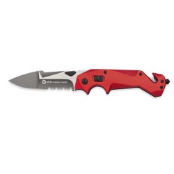 Navaja k25 roja. titanium coated. hoja: