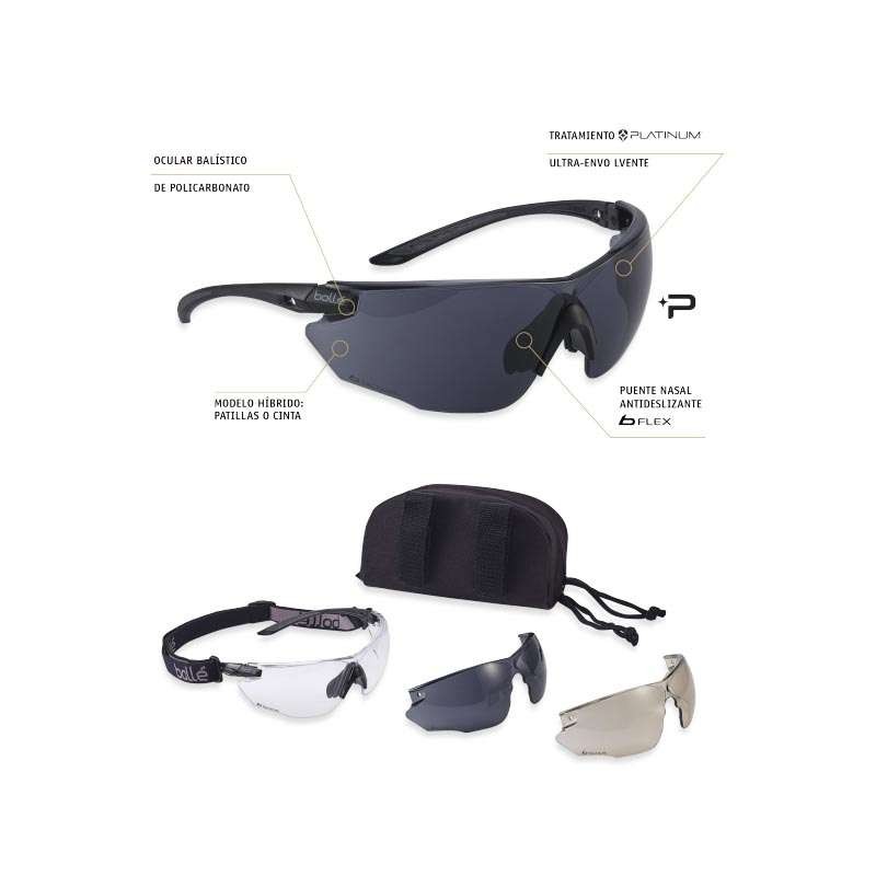 Gafa BOLLE COMBAT KIT Negro.