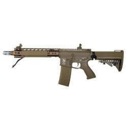 Serie M4-M16 AEG 006 FREE FLOAT RECOIL SYSTEM DARK EARTH G&P
