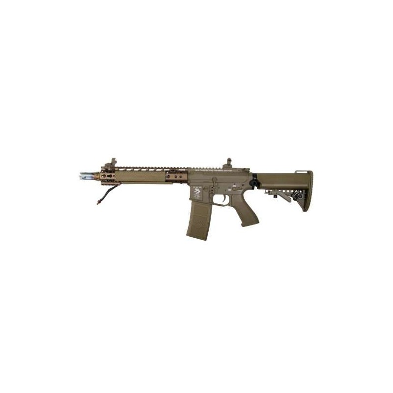 Serie M4-M16 AEG 006 FREE FLOAT RECOIL SYSTEM DARK EARTH G&P